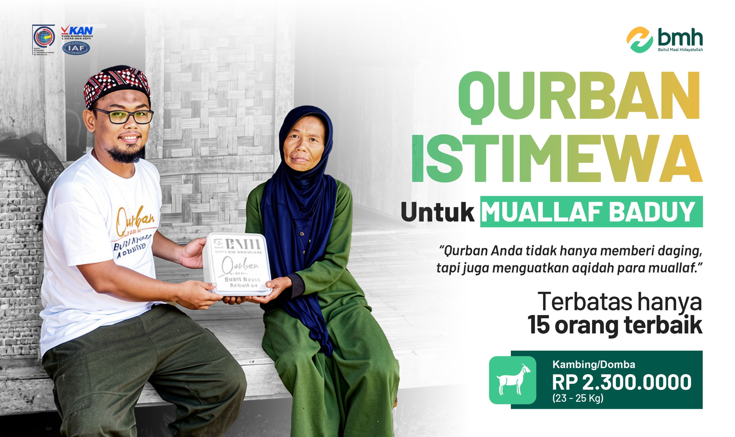 Qurban Istimewa Untuk Muallaf Baduy